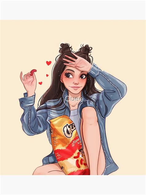 Jenna Ortega Art Print By Quee Redbubble