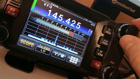 Funkcja Band Scope W Yaesu Ftm 400xde Pol Youtube