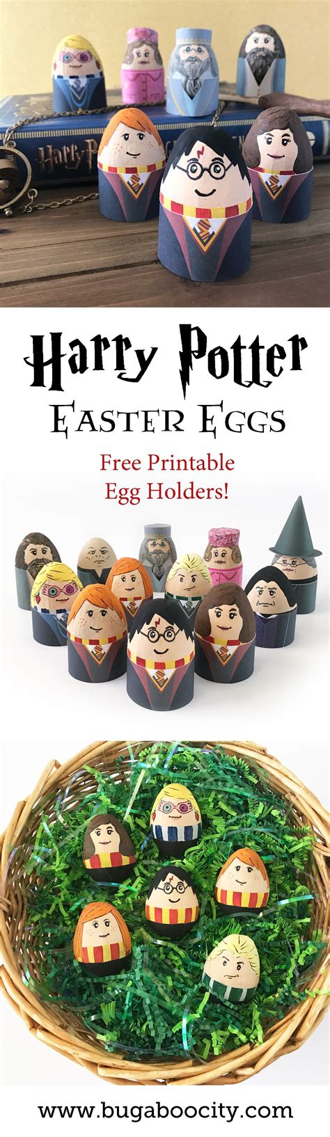 Harry Potter Easter Eggs DIY Tutorial and Free Printable Unique Easter
