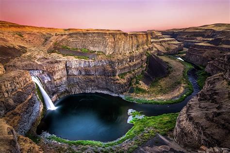 Palouse Falls Sunset Photograph By Russell Wells Pixels