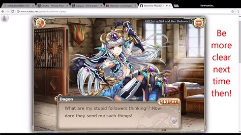 kamihime project r dagon harem scene with commentary youtube
