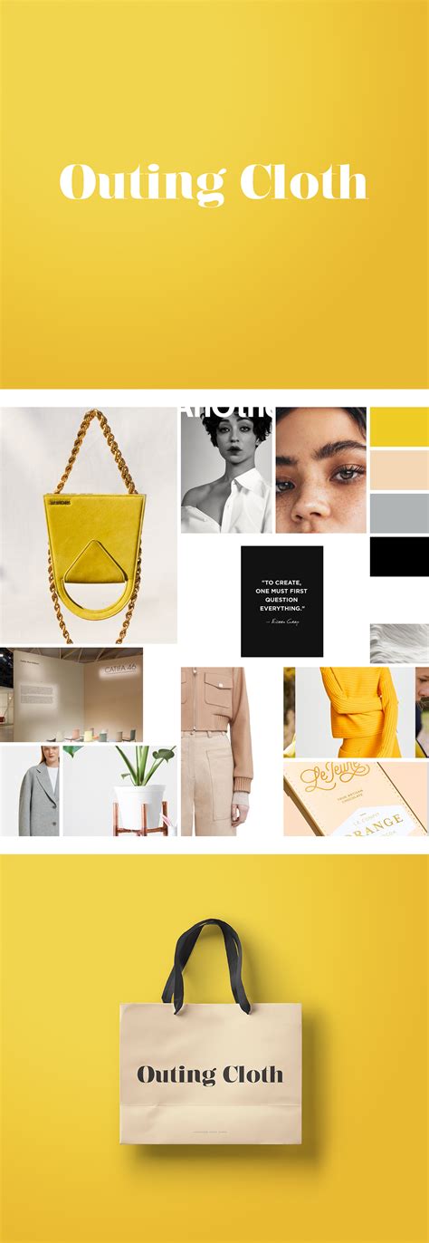 Branding is an important aspect for any business. Outing Cloth | Modern Fashion Brand Identity #branding # ...