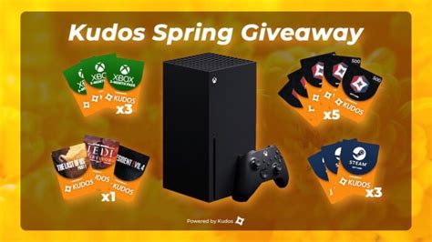 Win Xbox Series X Spring Giveaway Kudos 2024