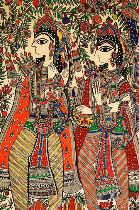 Brilliant Traditional Indian Art Paintings In Indian Folk Art