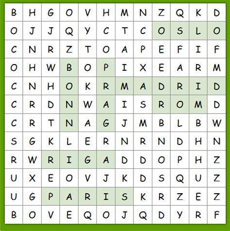 Ordne die deutschen namen der pilze den tschechischen namen zu. Buchstabengitter Zum Ausdrucken