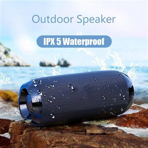 Buy Portable Bluetooth Speaker Wireless Bass Subwoofer Waterproof Outdoor Speakers Boombox Aux