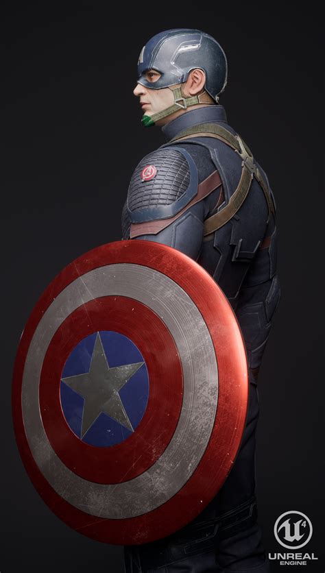Captain America Fanart Zbrushcentral