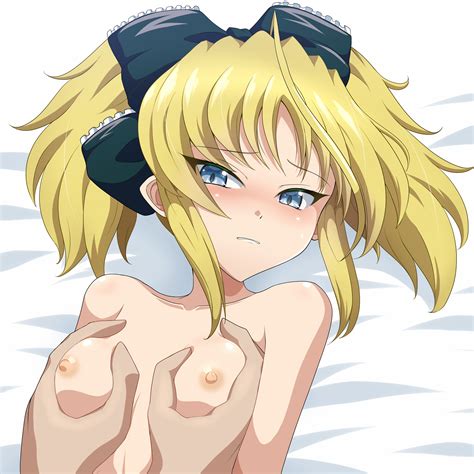 Clam Curry Mittelt High School Dxd Absurdres Highres 1girl Blonde Hair Blue Eyes Blush