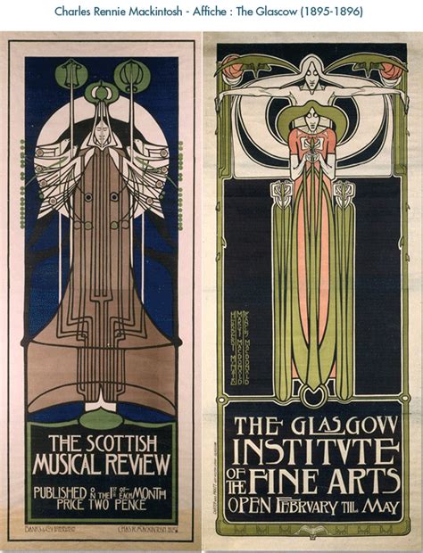 Charles Rennie Mackintosh Poster For The Scottish Musical Review 1896