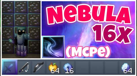 Nebula 16x Mcpe Pvp Texture Pack Review On Ps4 Youtube
