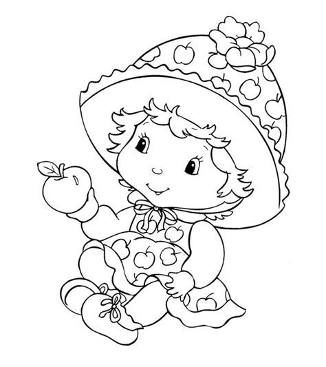 Strawberry Shortcake Coloring Pages Orange Blossom Free Printable