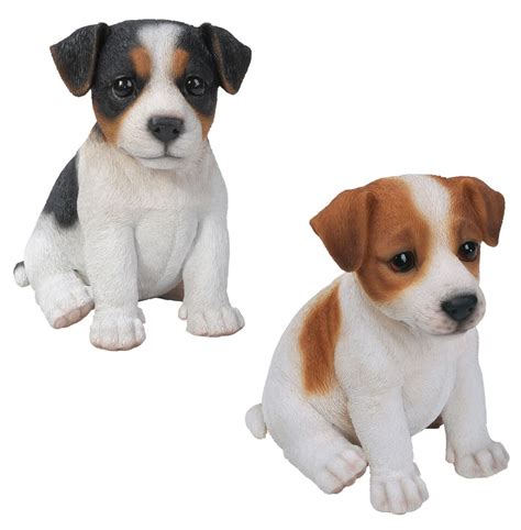 Over 80% new & buy it now; Jack Russell Puppy Dog - Lifelike Ornament Gift Indoor ...