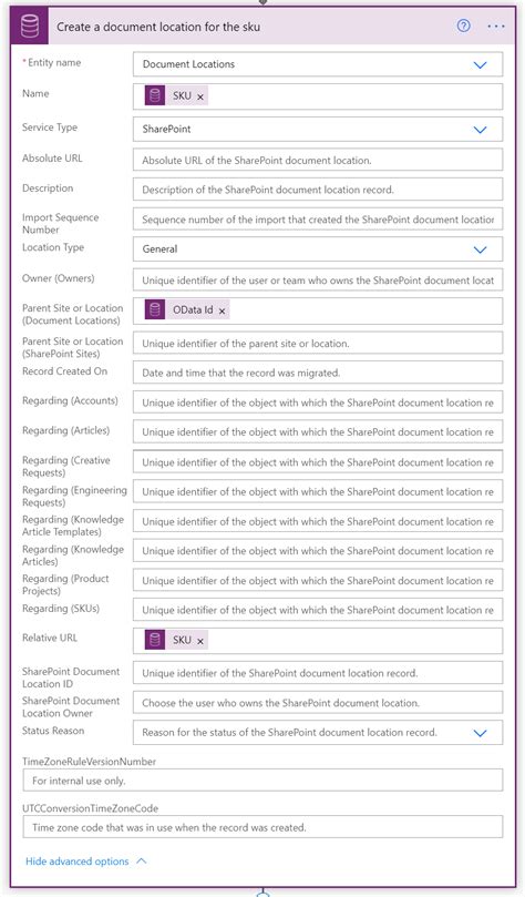 How To Automatically Create Document Location For Records In Dataverse