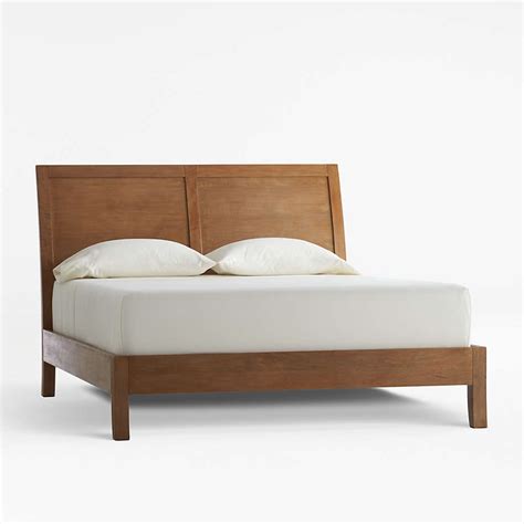 $15.00 coupon applied at checkout. Dawson Grey Wash Queen Sleigh Bed + Reviews | Crate and Barrel