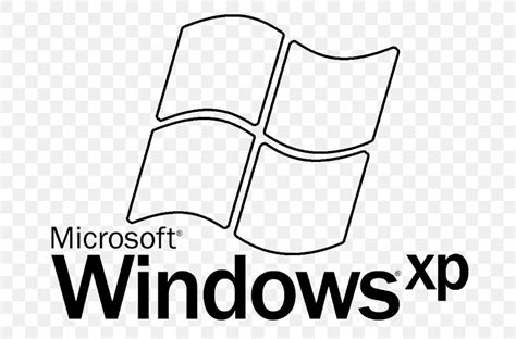 Logo Windows Xp Black And White Microsoft Windows Png 700x540px Logo