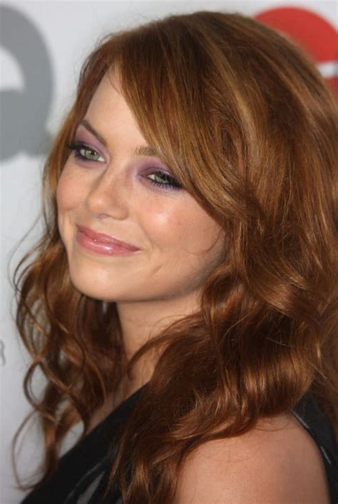 Emma Stone Is Hair Colour For Green Eyes Makeup Tips For Redheads Trendy Hair Color