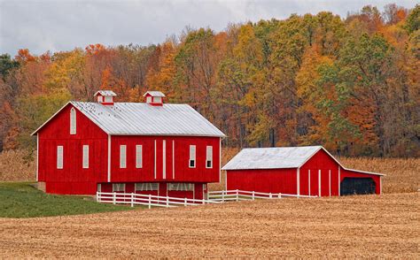 Little Red Pennsylvania Dutch Barn Photograph By Brian Mollenkopf