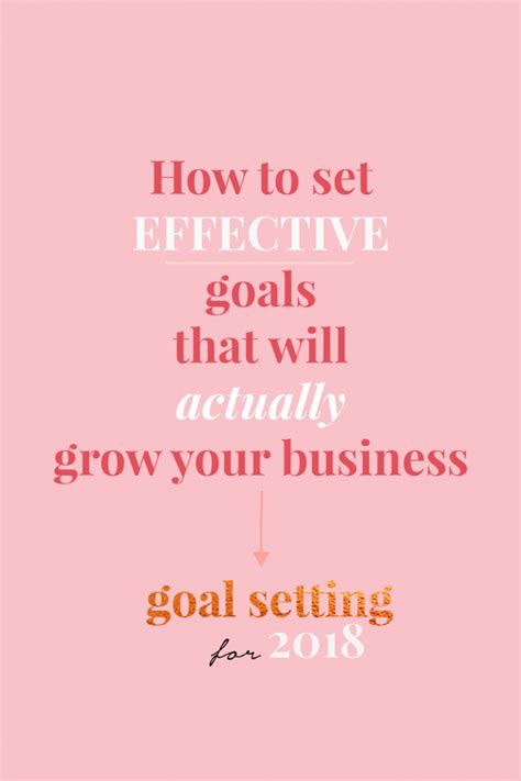 How To Set Goals That Actually Work For Your Business And You