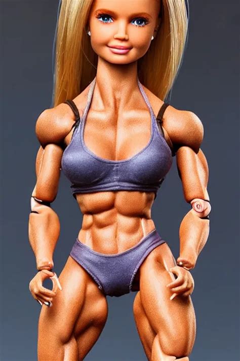 Buff Barbie With Big Muscles Wellness Barbie IFBB Pro 48 OFF