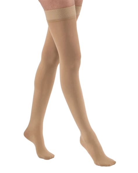 Jobst Relief Thigh Highs Closed Toe With Silicone Top Band 30 40 Mmhg