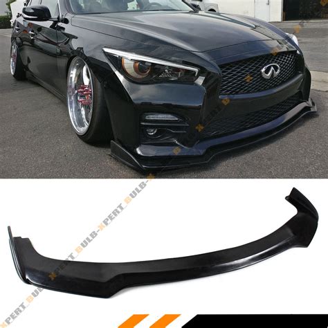 Jdm Nis Style Front Bumper Lip Splitter For 2014 2017 Infiniti Q50 S