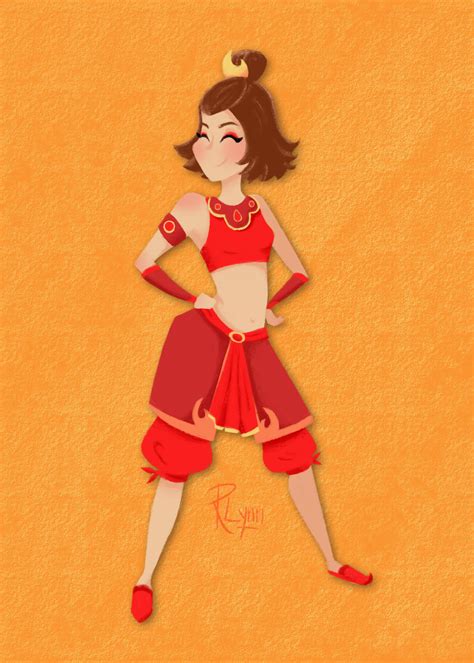 Rlynn Sketches — Suki In Her Fire Nation Outfit Makes Me Want To