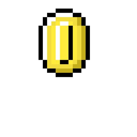 Mario Coin Moeda Pixel Art Png Clipart Large Size Png Image Pikpng