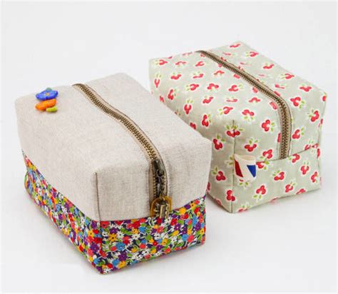Easy Zipper Box Bag Tutorial