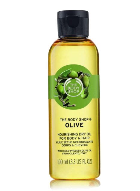 The Body Shop Olive Nourishing Dry Oil For Body And Hair 100ml Ebay