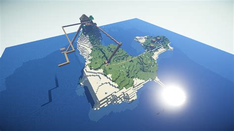 A World Thats Beautiful With Shaders And Custom Npcs Mapas Minecraft