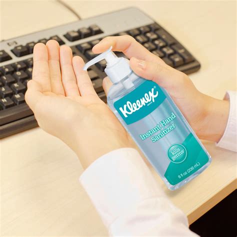 Kleenex Hand Sanitizer 8 Fl Oz 2366 Ml Kill Germs Hand Clear