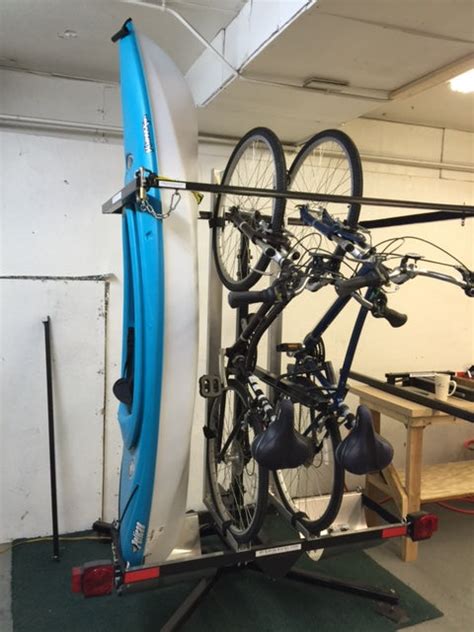 Bike Locking Bar Yakups® Rv Kayak Bike And Boards Custom Vertical Rack