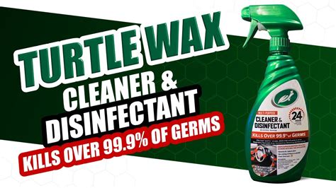 Turtle Wax Multi Purpose Cleaner Disinfectant Youtube