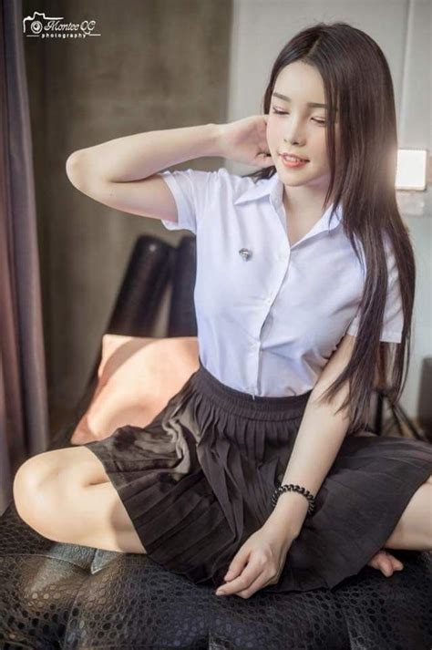Girls Uniforms High School Girls Shirts For Girls Ruffle Blouse Asian Lovely Bikinis Cute