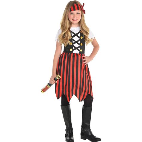 Suit Yourself Shipmate Cutie Pirate Halloween Costume For Girls Includes Headscarf