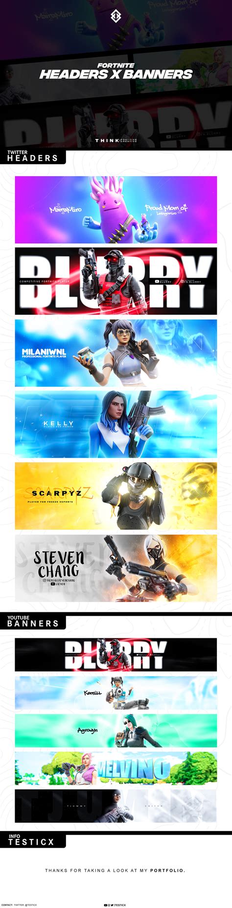 Fortnite Headers And Banners On Behance