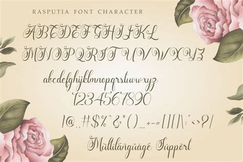 Rasputia Luxury Elegant And Beautiful Calligraphy Font In Fonts On