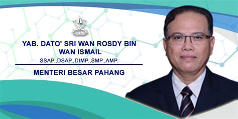 Terengganu dato' ahmad bin said bn 10. Portal Rasmi Kerajaan Negeri Pahang