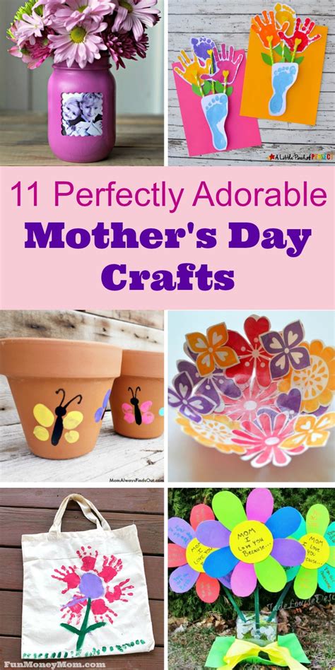 11 Perfectly Adorable Mothers Day Crafts Fun Money Mom