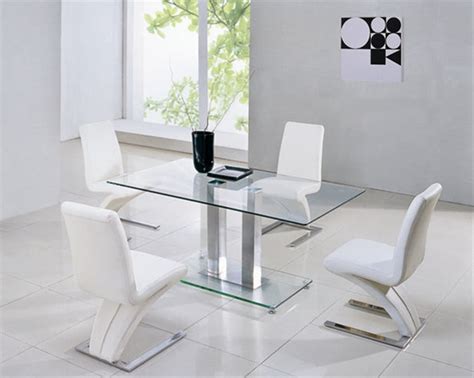 Square Glass Dining Tables Glass Vault Furniture
