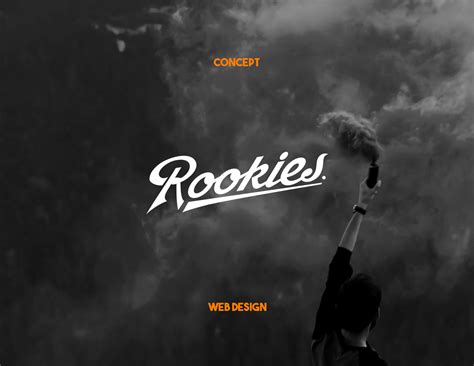 Rookies Minimal Website Concept On Behance