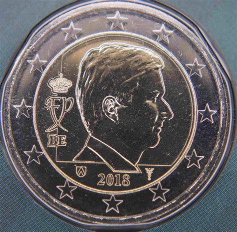 Belgien 2 Euro Münze 2018 Euro Muenzentv Der Online Euromünzen Katalog
