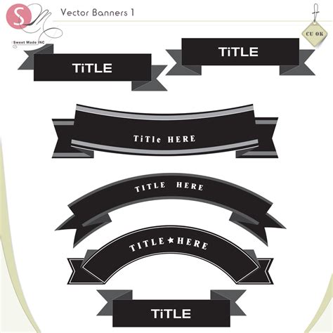 15 Vector Banner Images Ribbon Banner Vector Free Vector Banners And