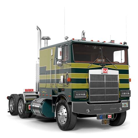 Cabover Truck Marmon 110p 3d Model