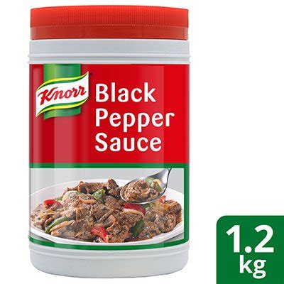 Berapa harga lada putih dan lada hitam hari ini? Knorr Sos Lada Hitam 1.2kg | Unilever Food Solutions