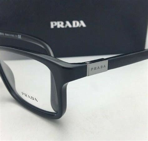 prada eyeglasses vpr 06s 1ab 1o1 56 16 140 shiny black frame w spring hinges for sale online ebay