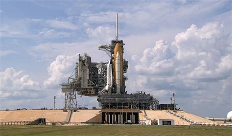 Space Shuttle Atlantis Is Secured At Launch Pad 39a International
