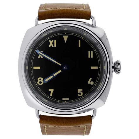 Panerai Radiomir 1936 Stainless Steel Black California Dial Watch