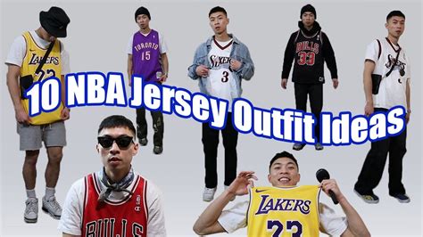 10 Nba Jersey Outfit Ideas 🏀 Mens Streetwear 2022 Youtube