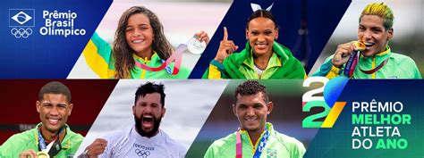 cob anuncia finalistas ao troféu de ‘melhor atleta do ano do prêmio brasil olímpico 2021